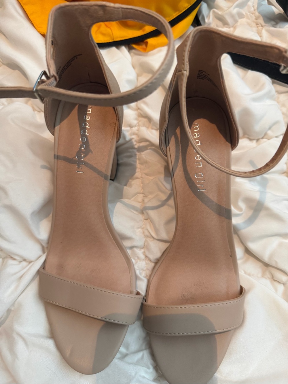 Madden girl Blush-Tan Ankle Strap Heels